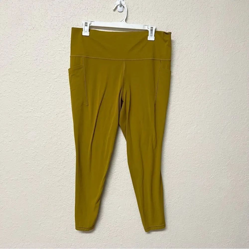 Mustard Yellow High-Waisted Leggings